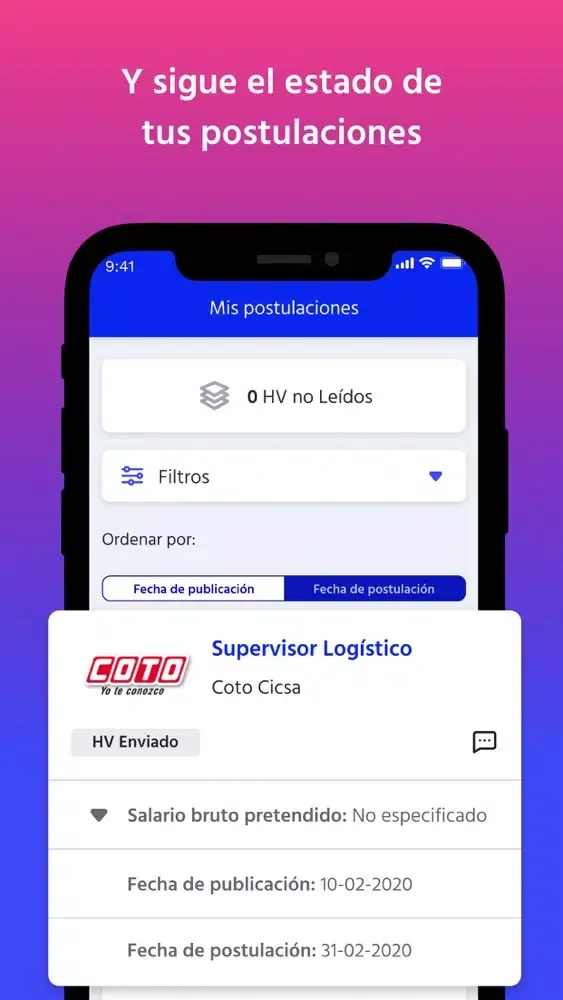 Capturas de pantalla de Konzerta.com | Empleos