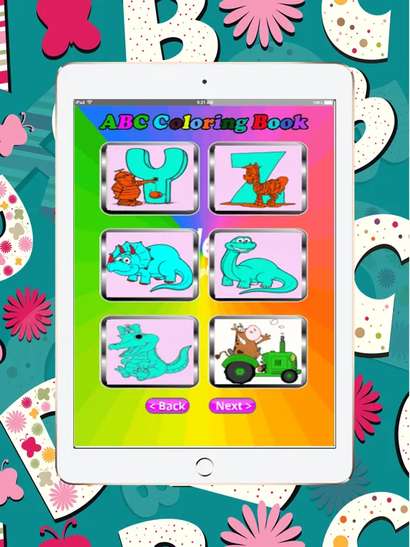 abc art pad:Learn to painting and drawing coloring pages printable for kids free iPad  স্ক্রিনশট