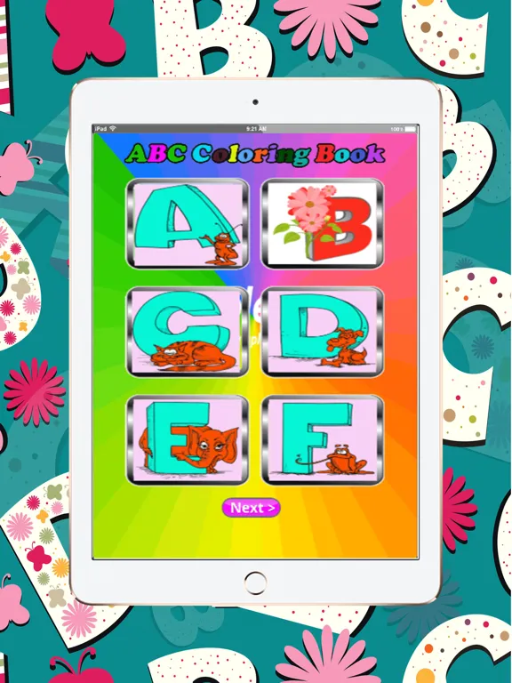 abc art pad:Learn to painting and drawing coloring pages printable for kids free iPad  স্ক্রিনশট