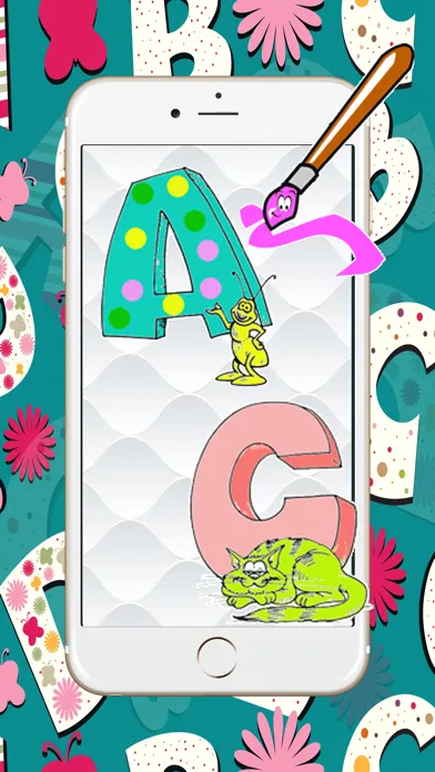 abc art pad:Learn to painting and drawing coloring pages printable for kids free স্ক্রিনশট