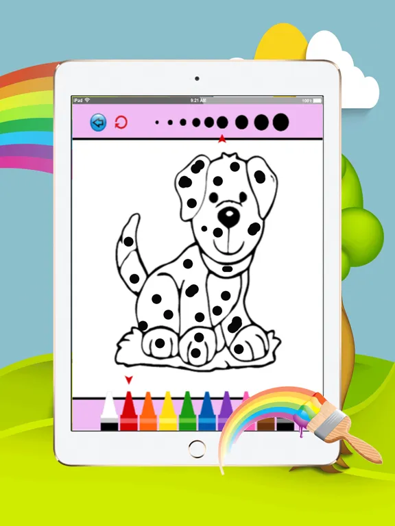 princess pony coloring book and amazing animal : painting for kids free iPad 应用截图
