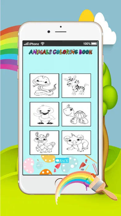 princess pony coloring book and amazing animal : painting for kids free应用截图