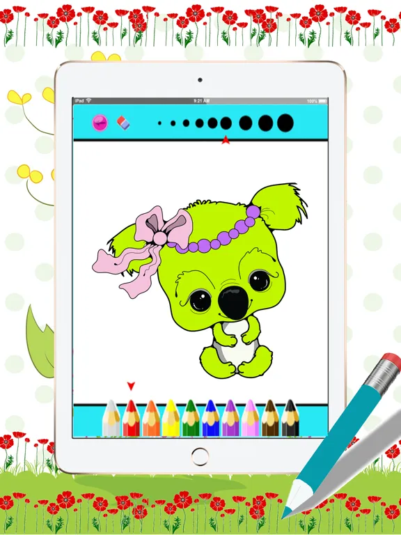 best animals coloring book : free adult colors therapy stress relieving pages iPad  Screenshots