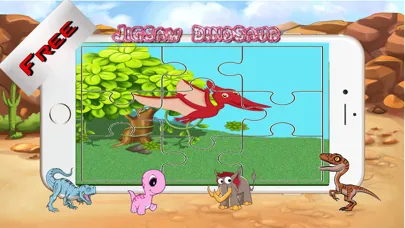 Dinosaur Jigsaw Puzzle Farm - Fun Animated Kids Jigsaw Puzzle with HD Cartoon Dinosaurs Screenshots