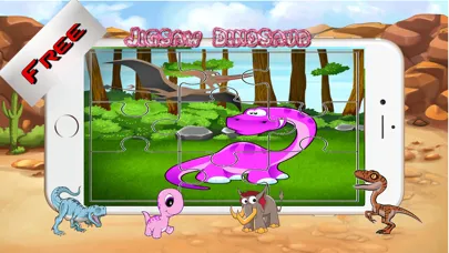 Dinosaur Jigsaw Puzzle Farm - Fun Animated Kids Jigsaw Puzzle with HD Cartoon Dinosaurs Screenshots