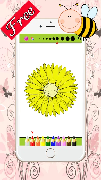 Ảnh chụp màn hình của Florist and Mandalas Coloring Book For Adult : Best Colors Therapy Stress Relieving  Free