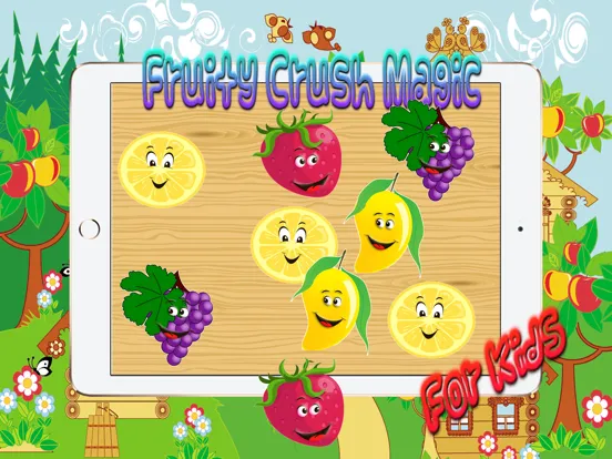 Fruit Fusion Link - Garden Land Swipe Fruits 3 hd iPad  Screenshots