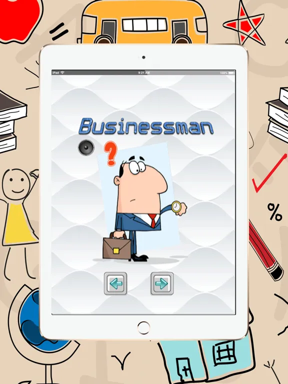 Capturas de pantalla de Learn English Vocabulary Occupation : lessons profession for kids iPad 