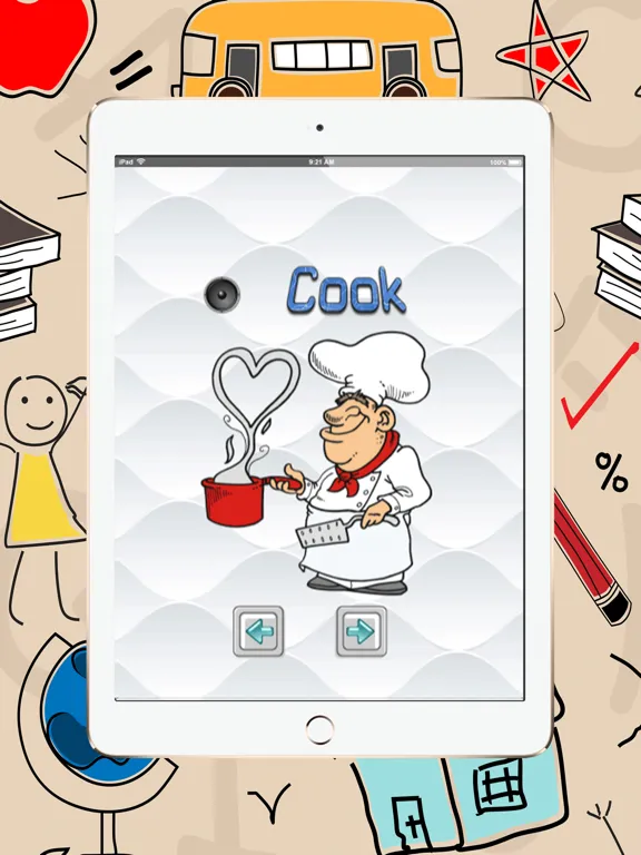 Capturas de pantalla de Learn English Vocabulary Occupation : lessons profession for kids iPad 
