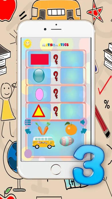 123 Mathematics : Learn numbers shapes and relation early education games for kindergarten Screenshots