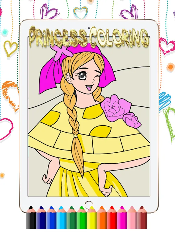 Drawing and Painting learning game for kids iPad  Screenshots
