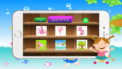 Jigsaw Puzzle Princess - Amazing HD Cartoon Girl for Kids and Adults Fun and free Screenshots