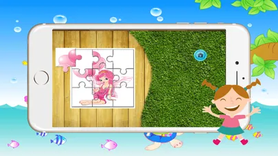 Jigsaw Puzzle Princess - Amazing HD Cartoon Girl for Kids and Adults Fun and free Screenshots