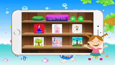 Jigsaw Puzzle Princess - Amazing HD Cartoon Girl for Kids and Adults Fun and free Screenshots
