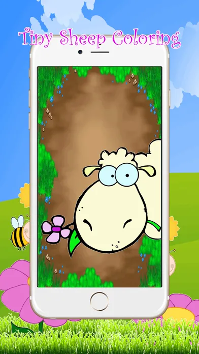 Tiny Sheep Farm Coloring Book : Color Your pages and Paint the Animals of the Farm Drawing and Painting Games for Kids Screenshots
