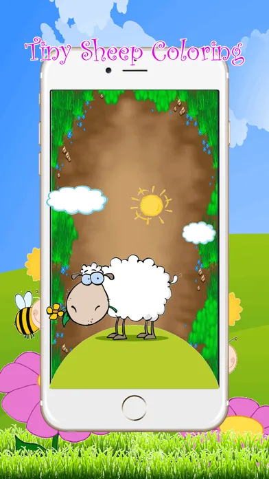 Tiny Sheep Farm Coloring Book : Color Your pages and Paint the Animals of the Farm Drawing and Painting Games for Kids Screenshots
