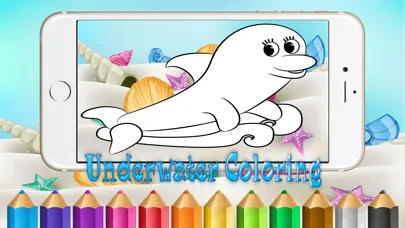 Zrzuty ekranu ๊Underwater Drawing Coloring Book Pages Online