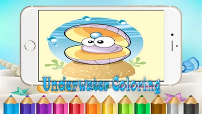 Zrzuty ekranu ๊Underwater Drawing Coloring Book Pages Online