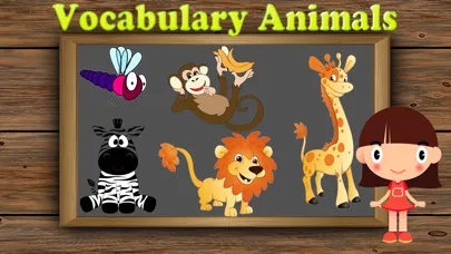Captures d'écran de animals vocabulary exercises