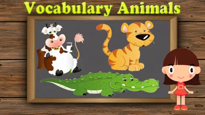 Captures d'écran de animals vocabulary exercises