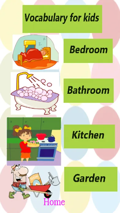 Vocabulary English kids free : Learning words Language home Screenshots
