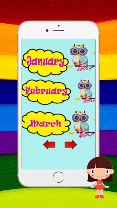 Learn English Vocabulary Month And Christmas : Game Education For Kids Free!! スクリーンショット
