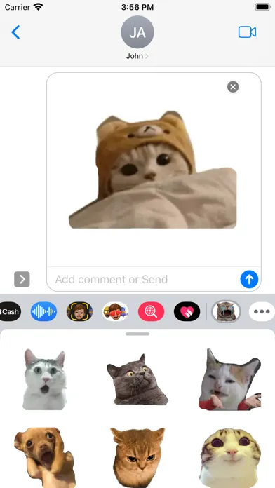 Captures d'écran de Cute Cat Meme