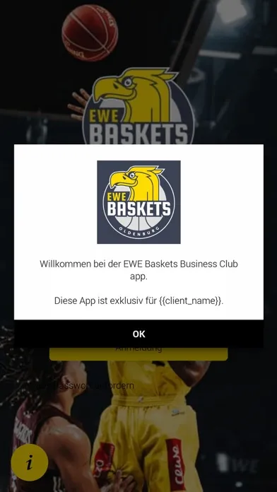 Tangkapan skrin EWE Baskets Business Club