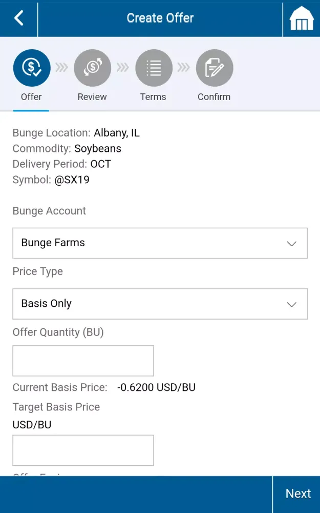 Zrzuty ekranu Bunge Mobile