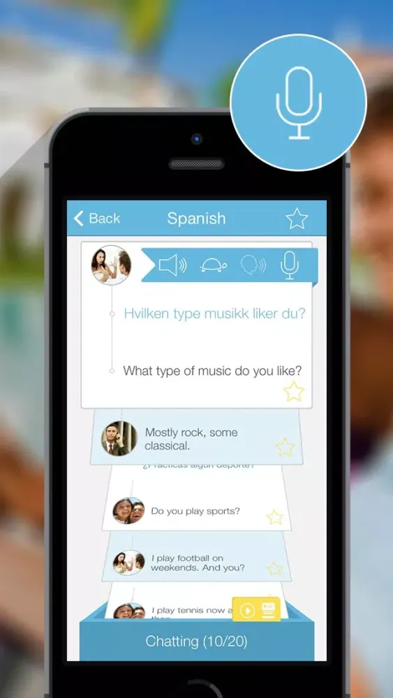 DuoSpeak Norwegian: Interactive Conversations - learn to speak a language - vocabulary lessons and audio phrases for travel, school, business and speaking fluently Screenshots