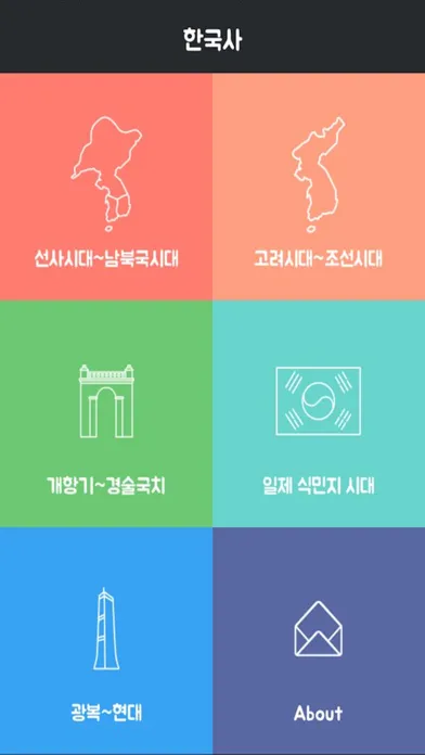 Capturas de pantalla de 한국사 요점정리