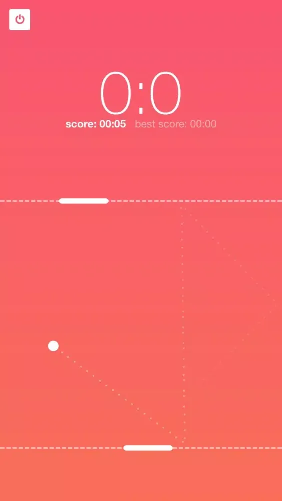 Скриншоты minimalPong