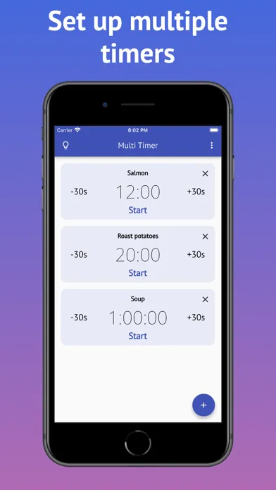 ภาพหน้าจอของ Kitchen Multi Timer