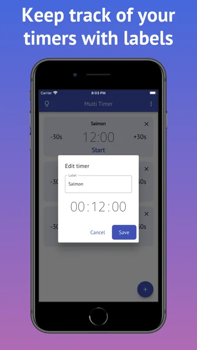 ภาพหน้าจอของ Kitchen Multi Timer