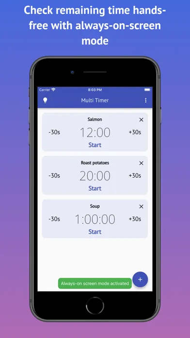 ภาพหน้าจอของ Kitchen Multi Timer