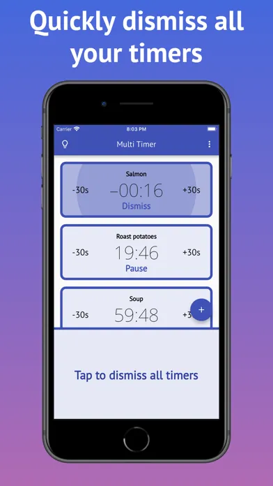 ภาพหน้าจอของ Kitchen Multi Timer