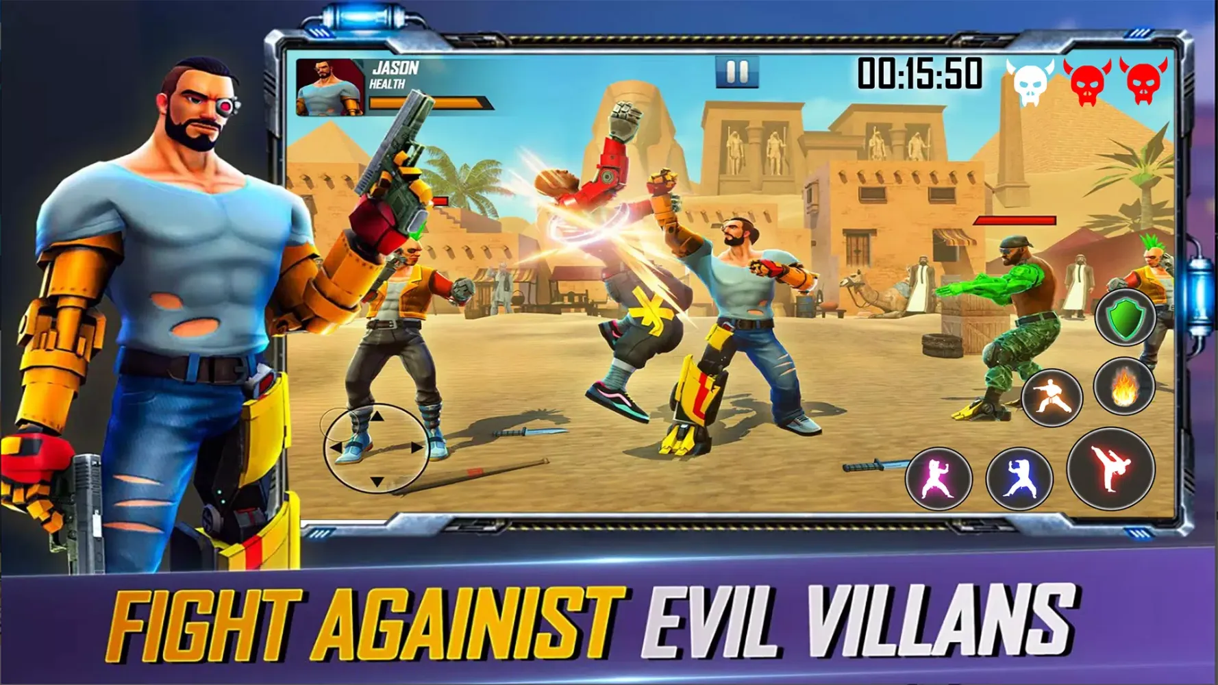 Kung Fu Karate Fighting Game स्क्रीनशॉट