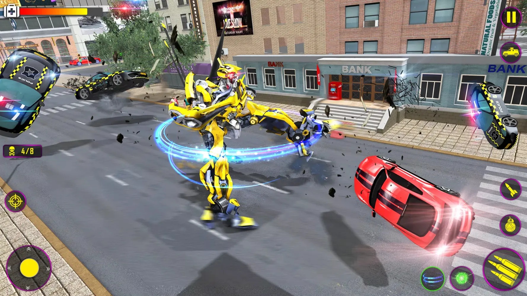 Heli Robot Car Game:Robot Game Screenshots