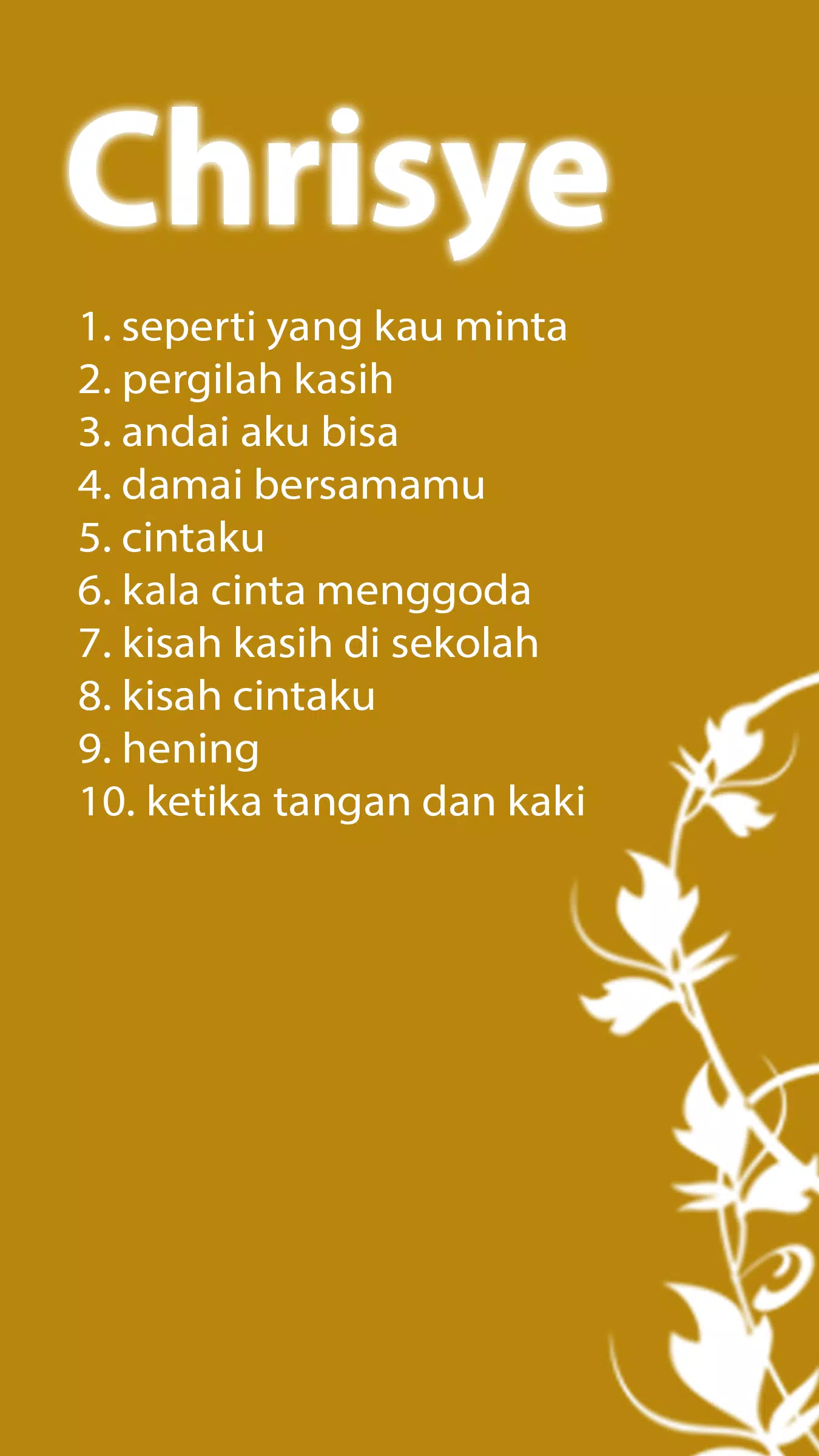 Damai Chrisye Offline Screenshots