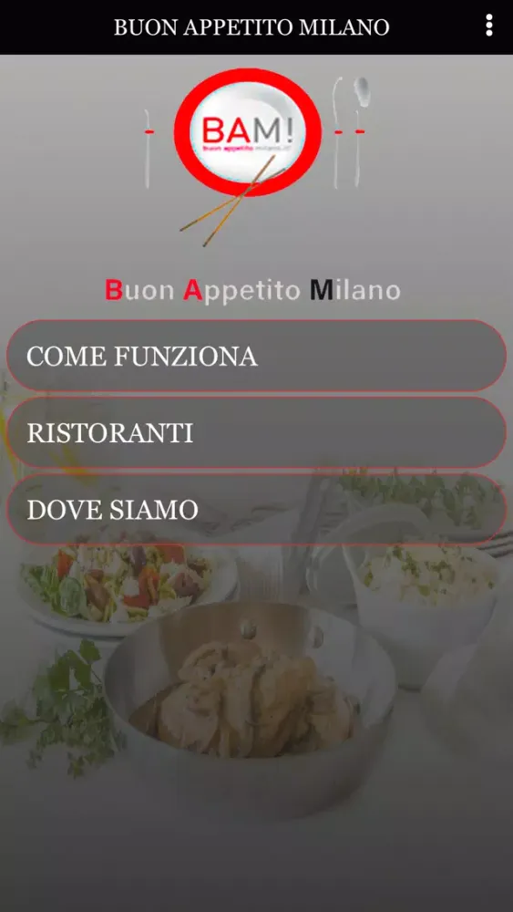 Скриншоты BUON APPETITO MILANO APP