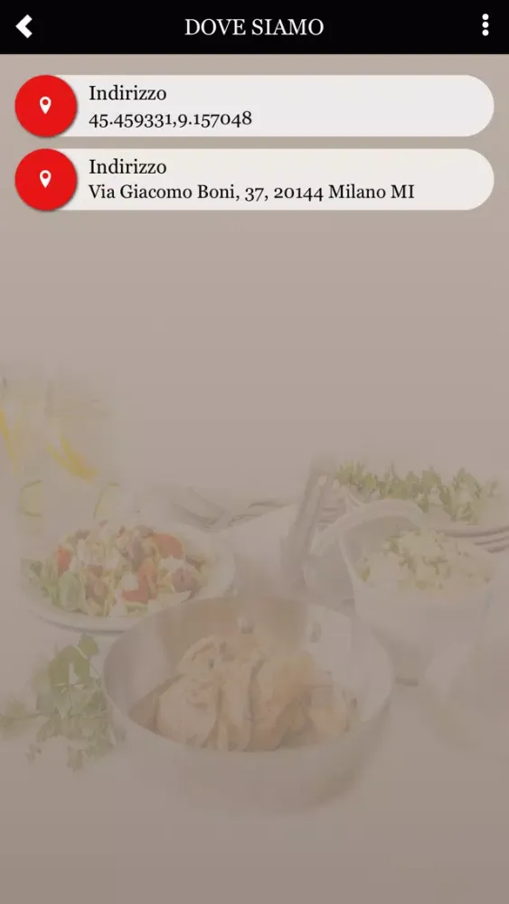 Скриншоты BUON APPETITO MILANO APP