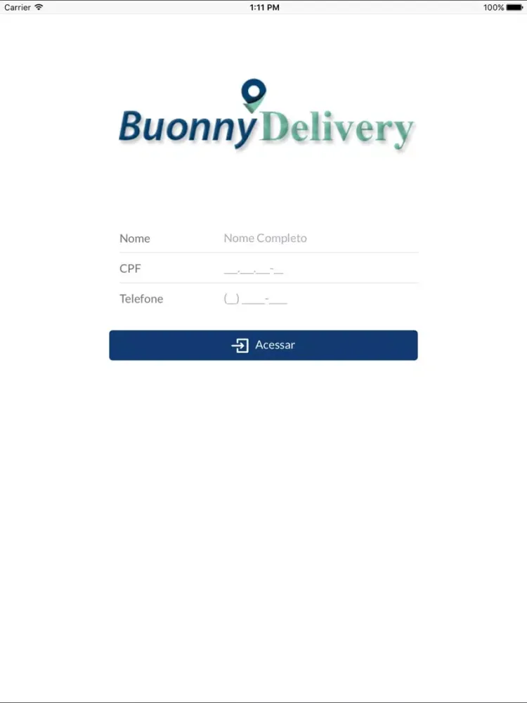 Buonny Delivery iPad  স্ক্রিনশট