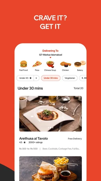 Capturas de pantalla de BONO: Food Delivery