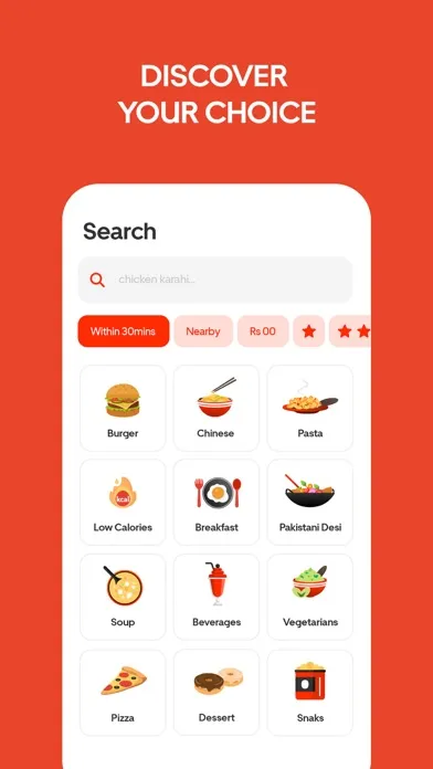 Capturas de pantalla de BONO: Food Delivery