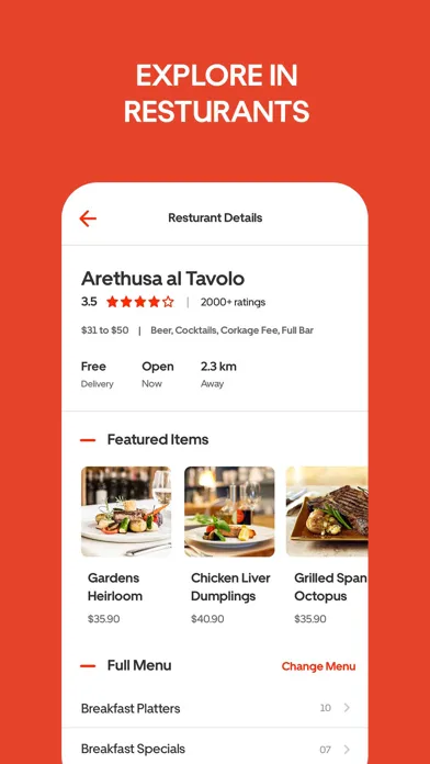 Capturas de pantalla de BONO: Food Delivery