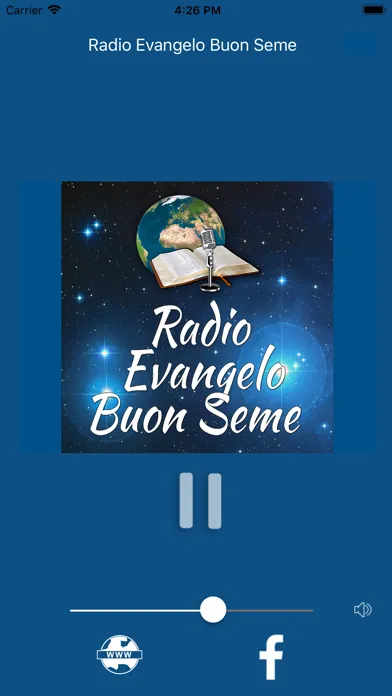 Capturas de pantalla de Radio Evangelo Buon Seme