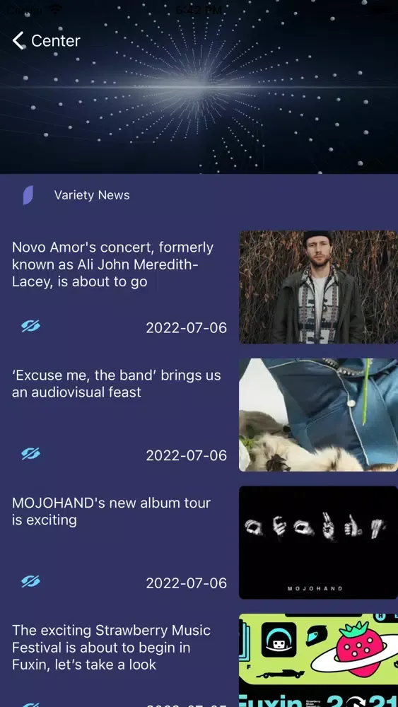 Captures d'écran de Big Music Festival