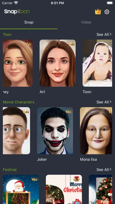 SnapToon AI - Face Swap Photo Ekran Görüntüleri