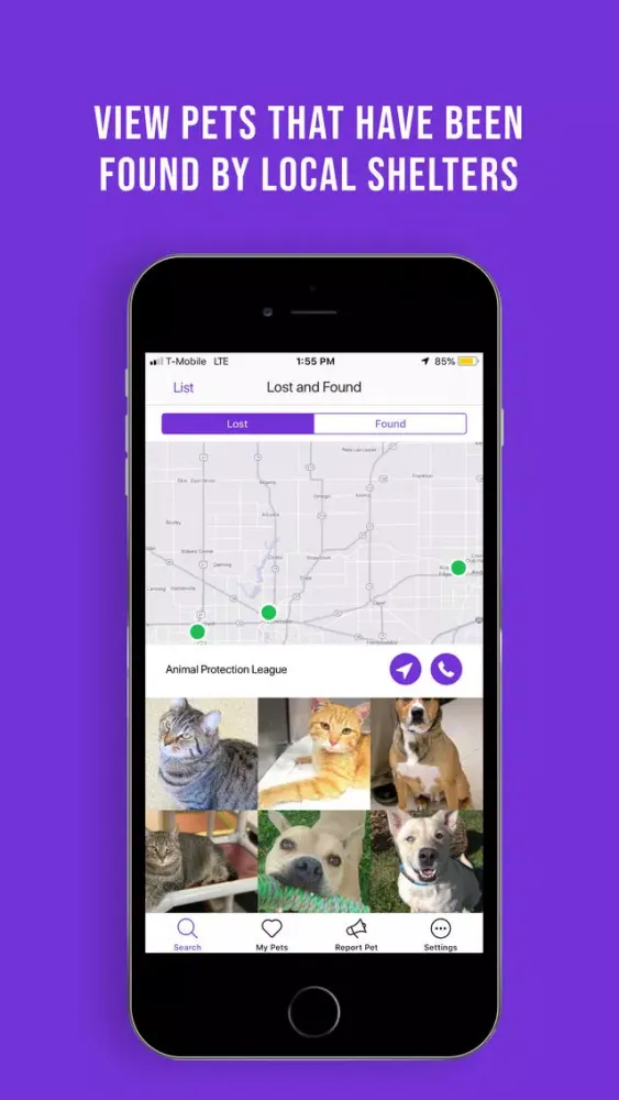 Capturas de pantalla de Pawfinder - Lost & Found Pets