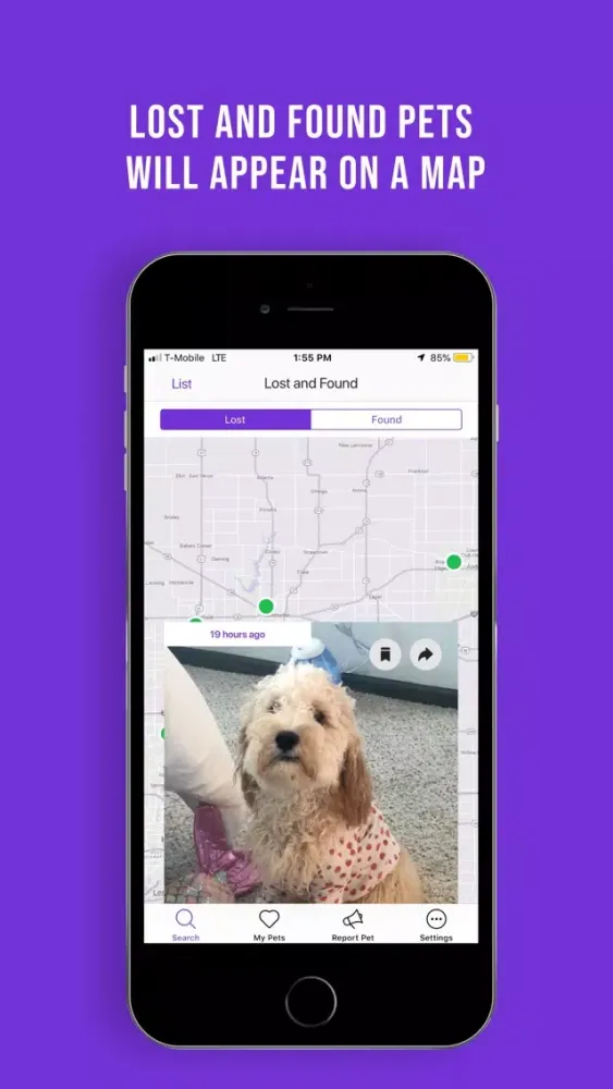 Capturas de pantalla de Pawfinder - Lost & Found Pets